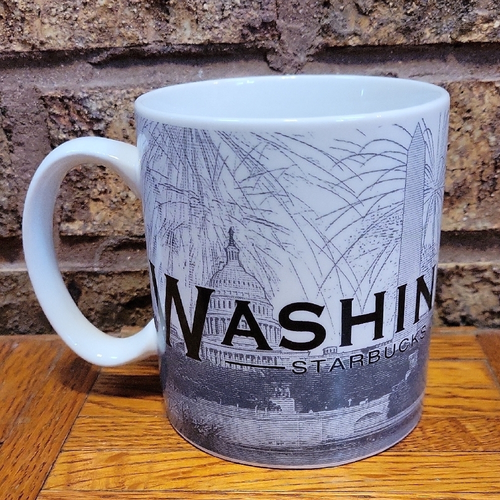 Starbucks Vintage Barista Washington D.C. Skyline Series Mug 2002